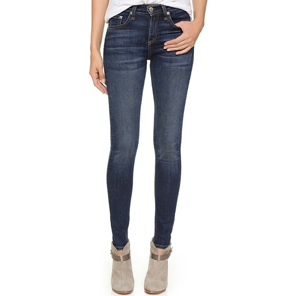 rag & bone Denim - Rag & Bone Jeans Skinny in Woodford Dark Wash